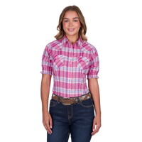 Pure Western Womens Leni S/S Shirt (P5S2132127) Pink