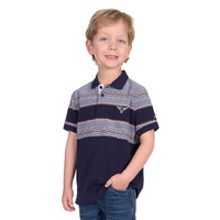 Pure Western Boys Brad S/S Polo (P5S3500079) Navy