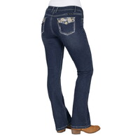Pure Western Womens Jay Bootcut Jeans - 32 Leg (PCP2208132) Indigo