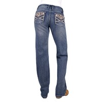 Pure Western Womens Rue Straight Fit Jeans - 34 Leg (PCP2212037) Moonshine
