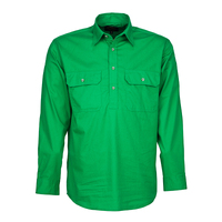 Ritemate Childrens Pilbara Closed Front Shirt (RM400CF) Emerald