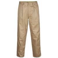 Ritemate Mens Pilbara Belt Loop Trousers (RM1002) Khaki