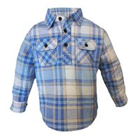 Ritemate Childrens Closed Front Flannelette Shirt (RM123KCF) Assorted Colours [CW]