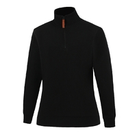 Ritemate Womens Pilbara Classic Zipper Fleece Pullover (RMPC051) Black