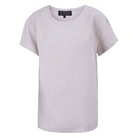 Ritemate Womens Pilbara Linen S/S Tee (RMPC131) Flax