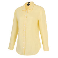 Ritemate Womens Pilbara Florence Classic L/S Linen Shirt (RMPC005) Daisy