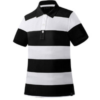 Ritemate Womens Pilbara Sophia Classic Cotton Polo (RMPC122) French Navy/White