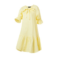 Ritemate Womens Pilbara Tilly 3/4 Sleeve Linen Dress (RMPC136) Daisy