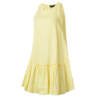 Ritemate Womens Pilbara Emma Linen Sun Dress (RMPC137) Daisy