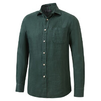 Ritemate Mens Pilbara Classic Fit L/S Linen Shirt (RMPC055) Alpine