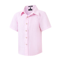 Ritemate Childrens Pilbara Classic Fit S/S Linen Shirt (RMPC151S) Pink