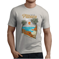 Ritemate Mens Pilbara Paradise S/S Tee (RMTC012) Scour