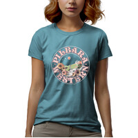 Ritemate Womens Pilbara Gone West S/S Tee (RMTC014) True Blue