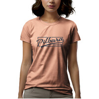 Ritemate Womens Pilbara Game Day S/S Tee (RMTC013) Peachy