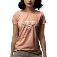 Ritemate Womens Pilbara Live Free S/S Tee (RMTC015) Peachy