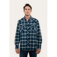 Ringers Western Mens Cooma Flanno Semi Fitted L/S Shirt (119209074) Nighthawk