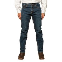 Ringers Western Mens Muster Slim Straight Fit Jeans (121091RW) Dark Wash Blue