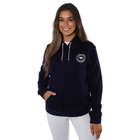 Ringers Western Womens Signature Bull Pullover Hoodie (223074RW) Navy/White [GD]