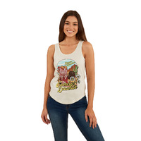 Ringers Western Womens Country Girls Scoop Tank (222154RW) Off White [GD]