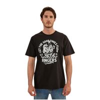 Ringers Western Mens Good Life Loose Fit S/S Tee (122117RW) Black [GD]