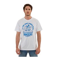 Ringers Western Mens Good Life Loose Fit S/S Tee (122117RW) White [GD]