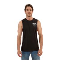 Ringers Western Mens Eagle Muscle Tank (122115RW) Black [GD]