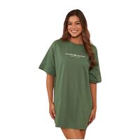 Ringers Western Womens Journey S/S T-Shirt Dress (222107RW) Cactus Green [GD]