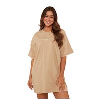 Ringers Western Womens Journey S/S T-Shirt Dress (222107RW) Dark Sand [GD]