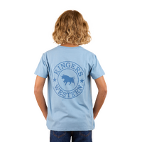 Ringers Western Childrens Signature Bull Classic S/S Tee (320004RW) Dusk/Navy