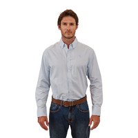 Ringers Western Mens Homestead L/S Dress Shirt (122102RW) Blue Chambray