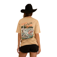 Ringers Western Unisex Up North S/S Tee (424013RW) Dark Sand [SD]