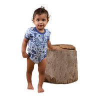 Ringers Western Infants Boot Scootin S/S Romper (524005RW) Dusk