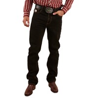 Ringers Western Mens Barrington Slim Fit Mid Rise Jeans (121092RW) Black