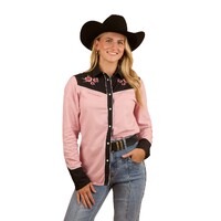Ringers Western Womens Bellingen L/S Western Shirt (224073RW) Rosey Pink
