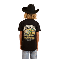 Ringers Western Childrens Workhorse Classic Fit S/S Tee (324021RW) Black
