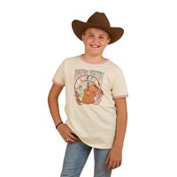 Ringers Western Childrens Country Music Ringer S/S Tee (324019RW) Bone