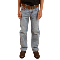 Ringers Western Childrens Buckland Relaxed Jeans (324039RW) Light Wash Blue