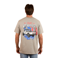 Ringers Western Mens Mud Sweat Beers Loose Fit S/S Tee (124068RW) Cement