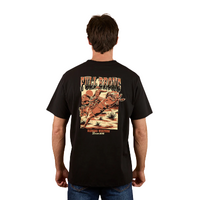 Ringers Western Mens Full Bronc Loose Fit S/S Tee (125028RW) Black