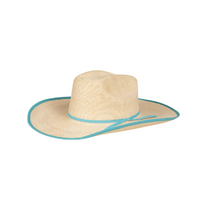 Ringers Western Sterling Western Straw Hat (721072RW) Natural/Aqua