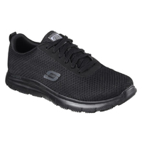 Skechers Mens Flex Advantage SR-Bendon Sneaker (77125) Black [AD]