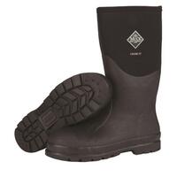 Muck Boots Unisex Chore Steel Toe Boots (SCHS-000A) Black 