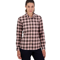 Swanndri Womens Taranaki L/S Shirt (SW192013W) Pink/Brown Check [SD]