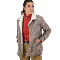 Swanndri Womens Capitola Sherpa Lined Jacket (SW224344W) Society Check [SD]