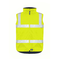 Rainbird Mens Hi Vis Reversible Utility Vest (8553) Yellow