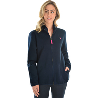 Thomas Cook Womens Zip Thru Fleece Jacket (TCP2702037) Dark Navy [GD]