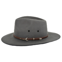 Thomas Cook Redesdale Wool Felt Hat (TCP1949HAT) Gunmetal Grey [SD]