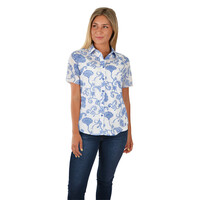 Thomas Cook Womens Helen S/S Shirt (T1S2113057) Blue [SD]