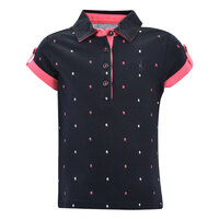 Thomas Cook Girls Lucy Polo (T1S5510063) Dark Navy/White/Pink