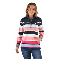 Thomas Cook Womens Manilla Quarter Zip Rugby (T2W2527097) Multi